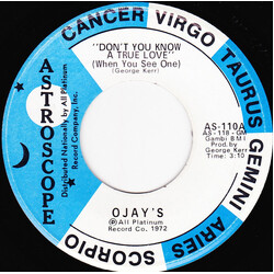 The O'Jays Don't You Know A True Love (When You See One) USED VINYL 7INCH 45 RPM