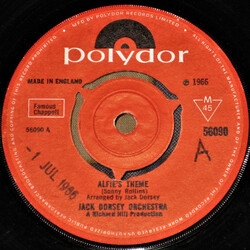 Jack Dorsey And Orchestra Alfie's Theme USED VINYL 7INCH 45 RPM