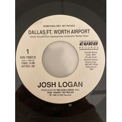 Josh Logan Dallas Ft. Worth Airport USED VINYL 7INCH 45 RPM PROMO