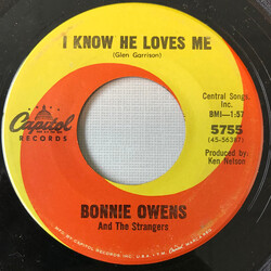 Bonnie Owens Consider The Children / I Know He Loves Me USED VINYL 7INCH 45 RPM SINGLE