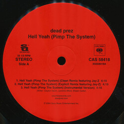 dead prez Hell Yeah (Pimp The System) (Remix) VINYL 12" USED