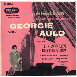 Georgie Auld / The Jud Conlon Rhythmaires Manhattan Vol. 1 USED VINYL 7INCH 45 RPM EP
