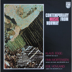 Klaus Egge / Finn Mortensen / Egil Hovland Symphony No. 4 Op. 30 / Fantasy For Piano And Orchestra, Op. 27 / Lamenti For Orchestra, Op. 43 Vinyl LP US