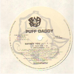 Puff Daddy Satisfy You / Fake Thugs Dedication USED VINYL 12INCH 33 S RPM SINGLE PROMO