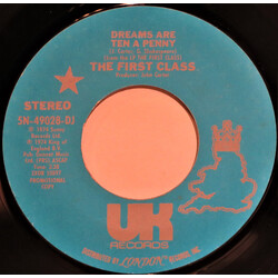 First Class (3) Dreams Are Ten A Penny USED VINYL 7INCH 45 RPM PROMO STEREO MONO