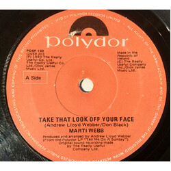 Marti Webb Take That Look Off Your Face USED VINYL 7INCH 45 RPM SINGLE
