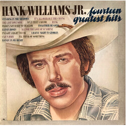Hank Williams Jr. Fourteen Greatest Hits Vinyl LP USED