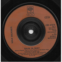 Max Werner Rain In May USED VINYL 7INCH 45 RPM