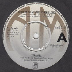 Strawbs Hold On To Me (The Winter Long) USED VINYL 7INCH 45 RPM PROMO