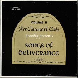 Rev. Clarence H. Cobbs Songs Of Deliverance - Volume II Vinyl LP USED