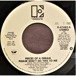 Pieces Of A Dream Please Don't Do This To Me USED VINYL 7INCH 45 RPM PROMO STYRENE STEREO MONO