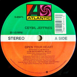 Ceybil Jefferies Open Your Heart USED VINYL 12INCH 33 S RPM
