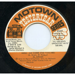 Al Green For The Good Times / Here I Am (Come And Take Me) USED VINYL 7INCH REISSUE