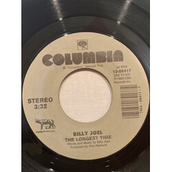 Billy Joel The Longest Time USED VINYL 7INCH 45 RPM SINGLE REISSUE STYRENE