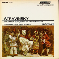 Igor Stravinsky / Ernest Ansermet / L'Orchestre De La Suisse Romande Pulcinella Suite / Song Of The Nightingale Vinyl LP USED