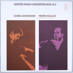 Béla Bartók / Daniel Barenboim / Pierre Boulez / New Philharmonia Orchestra Piano Concertos Nos. 1 & 3 Vinyl LP USED