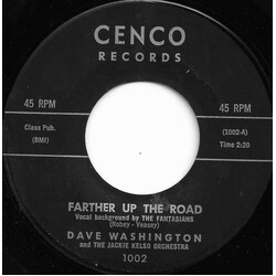 Dave Washington / Jackie Kelso Orchestra Farther Up The Road / My Love USED VINYL 7INCH 45 RPM SINGLE