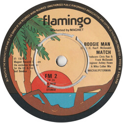 Match Boogie Man USED VINYL 7INCH 45 RPM SINGLE STEREO