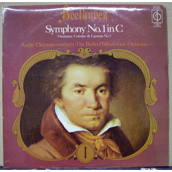 Ludwig van Beethoven / André Cluytens / Berliner Philharmoniker Symphony No. 1 In C / Overtures: Coriolan & Leonora No. 3 Vinyl LP USED