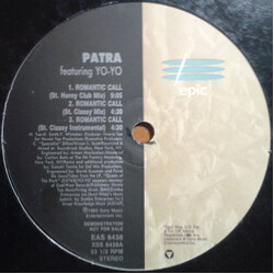 Patra / Yo-Yo Romantic Call USED VINYL 12INCH 33 S RPM PROMO STEREO