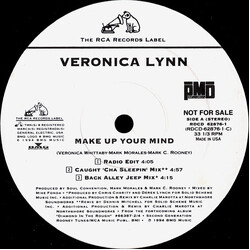 Veronica Lynn Make Up Your Mind USED VINYL 12INCH 33 S RPM PROMO