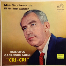 Francisco Gabilondo Soler Más Canciones de El Grillito Cantor Vinyl LP USED