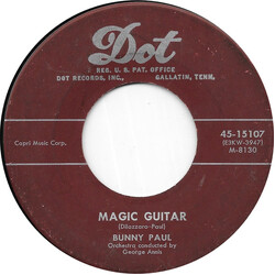 Bunny Paul Magic Guitar USED VINYL 7INCH 45 RPM SINGLE