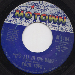 Four Tops It's All In The Game Vinyl 7" USED