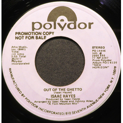 Isaac Hayes Out Of The Ghetto Vinyl 7" USED