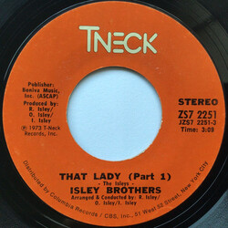 The Isley Brothers That Lady USED VINYL 7INCH 45 RPM SINGLE STYRENE STEREO