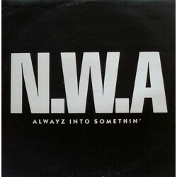 N.W.A. Alwayz Into Somethin' USED VINYL 12INCH 45 RPM