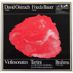 David Oistrach / Frida Bauer / Giuseppe Tartini / Johannes Brahms "Mit Dem Teufelstriller"/ "Didone Abbandonata" / Sonate G-moll Fur Violine Und Klavi