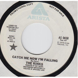 The Kinks Catch Me Now I'm Falling USED VINYL 7INCH 45 RPM PROMO