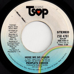 People's Choice Here We Go Again USED VINYL 7INCH 45 RPM SINGLE STYRENE