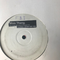 Miss Thang. Untitled USED VINYL 12INCH 33 S RPM WHITE LABEL