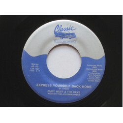 Rudy West / The Five Keys Express Yourself Back Home / I Want You For Christmas USED VINYL 7INCH 45 RPM SINGLE
