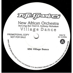 New African Orchestra / Ron Trent / Anthony Nicholson Village Dance USED VINYL 12INCH 33 S RPM PROMO