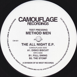 Method Men The All Night E.P. VINYL 12" USED