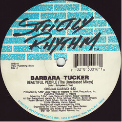 Barbara Tucker Beautiful People (The Unreleased Mixes) VINYL 12" USED