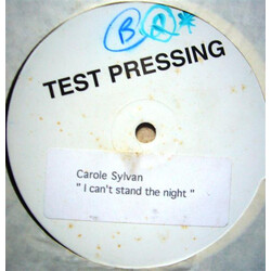 Carole Sylvan I Can't Stand The Night Vinyl 12" USED