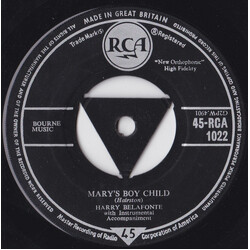 Harry Belafonte Mary's Boy Child USED VINYL 7INCH 45 RPM SINGLE