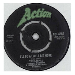 The Olympics I'll Do A Little Bit More USED VINYL 7INCH 45 RPM SINGLE