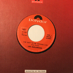 Lee Hazlewood I've Got To Be Moving USED VINYL 7INCH 45 RPM SINGLE STEREO