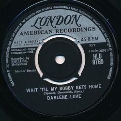 Darlene Love Wait 'Til My Bobby Gets Home USED VINYL 7INCH 45 RPM SINGLE