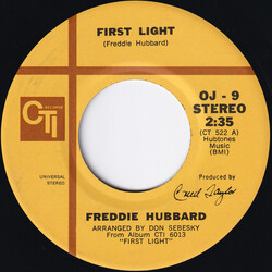 Freddie Hubbard First Light USED VINYL 7INCH 45 RPM SINGLE