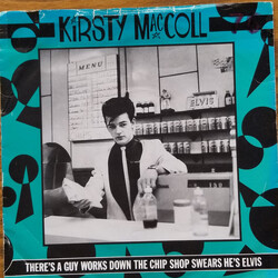 Kirsty MacColl There's A Guy Works Down The Chip Shop Swears He's Elvis USED VINYL 7INCH 45 RPM SINGLE