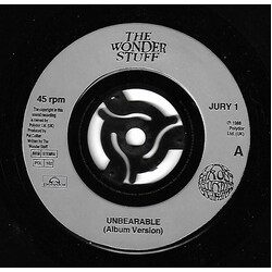 The Wonder Stuff Unbearable / Size Of A Cow USED VINYL 7INCH 45 RPM JUKEBOX STEREO