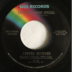 Lynyrd Skynyrd Saturday Night Special USED VINYL 7INCH 45 RPM SINGLE