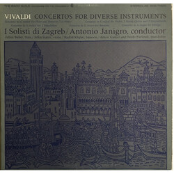 Antonio Vivaldi / Zagrebački Solisti / Antonio Janigro Concertos For Diverse Instruments Vinyl LP USED