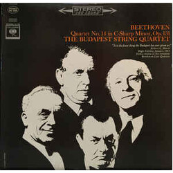 Ludwig van Beethoven / Budapest String Quartet Quartet No. 14 In C-sharp Minor, Op. 131 Vinyl LP USED